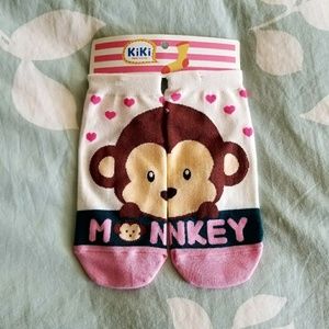 Kiki Monkey Socks (Made in Korea)
